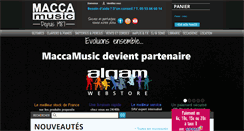 Desktop Screenshot of maccamusic.com